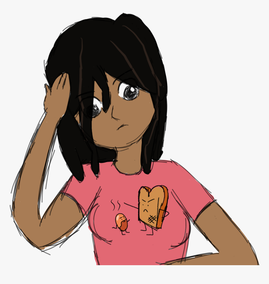 9 19 16 Hazel Beans And Toast By Tiny Waffle Of Doom - Cartoon, HD Png Download