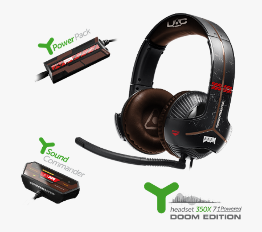 Thrustmaster Y 350x Doom Edition, HD Png Download