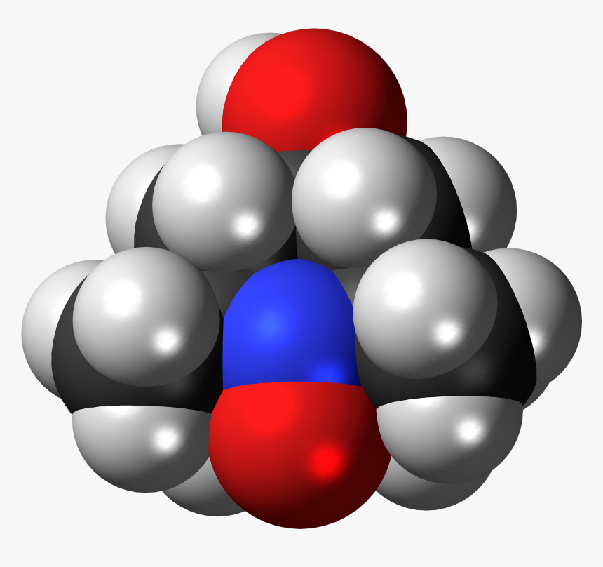 4 Hydroxy Tempo Radical Spacefill - Christmas Ornament, HD Png Download