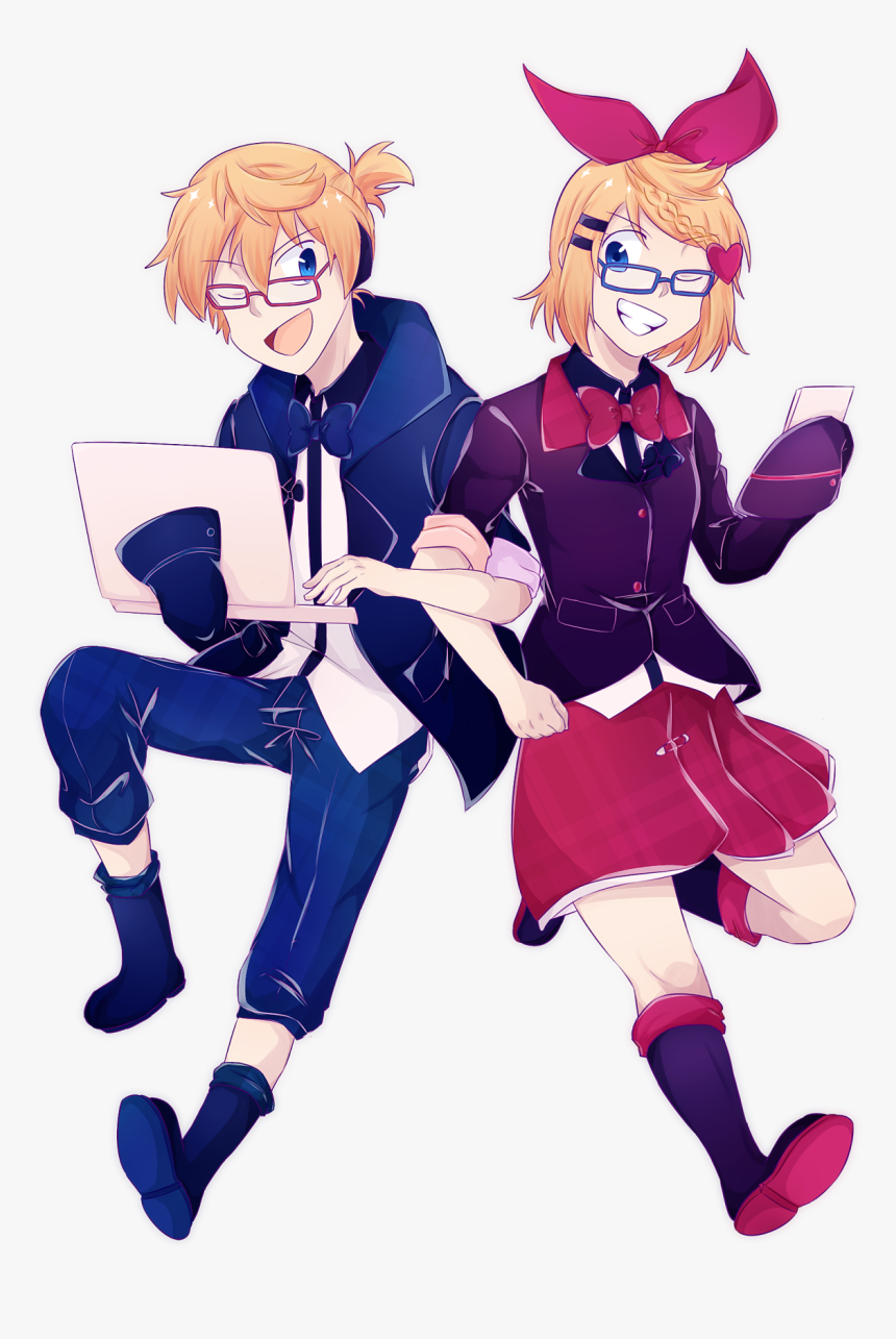 “ Hi-res Version Of My Piece For The @100kagaminecollab - Cartoon, HD Png Download