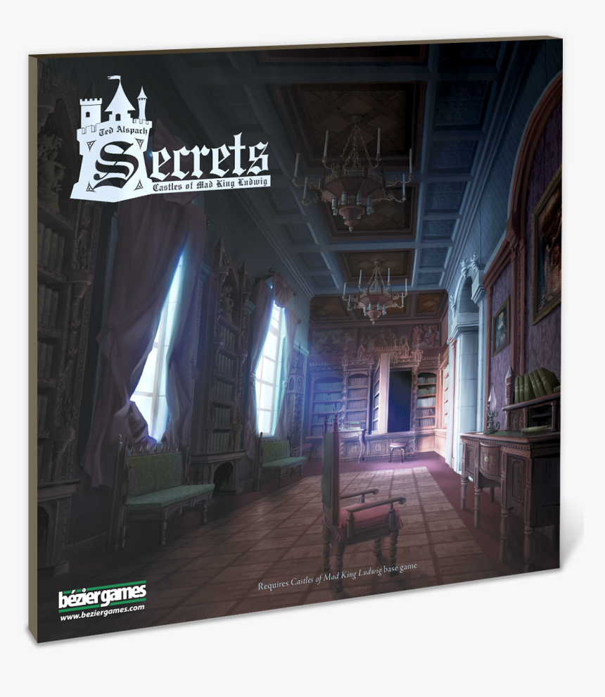 Castles Of Mad King Ludwig - Bezier Games Castles Of Mad King Ludwig Secrets, HD Png Download
