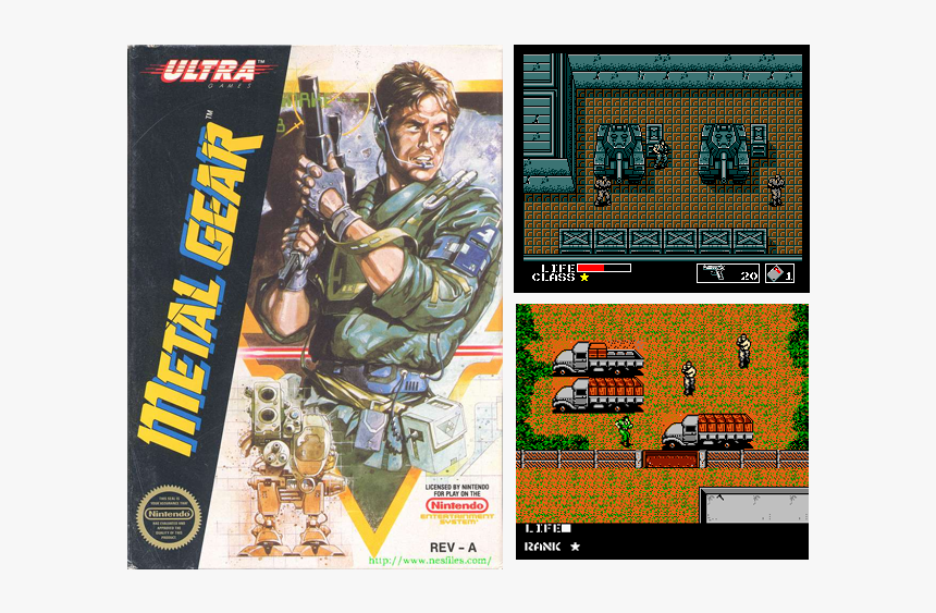 Metal Gear Sol - Metal Gear Nes Cover, HD Png Download