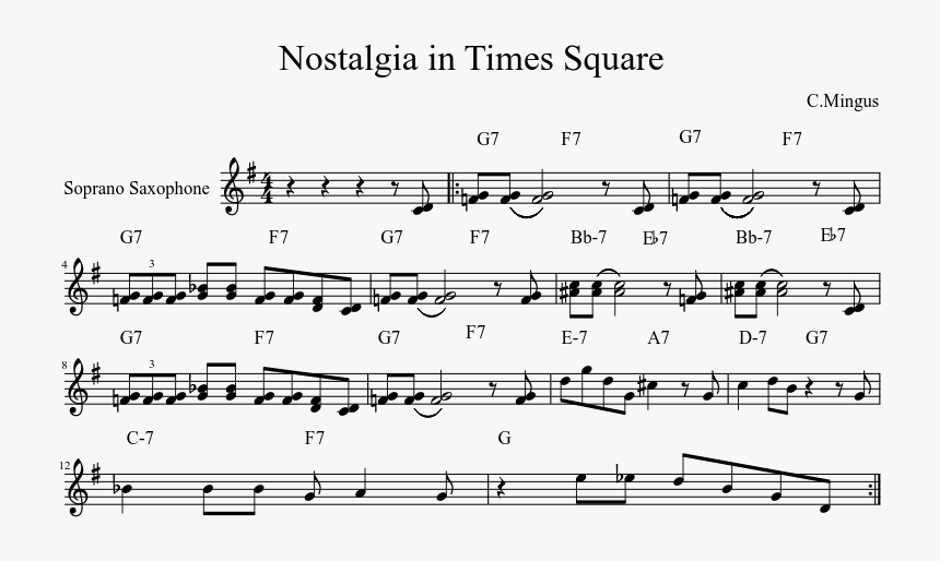 Nostalgia In Time Square Score, HD Png Download