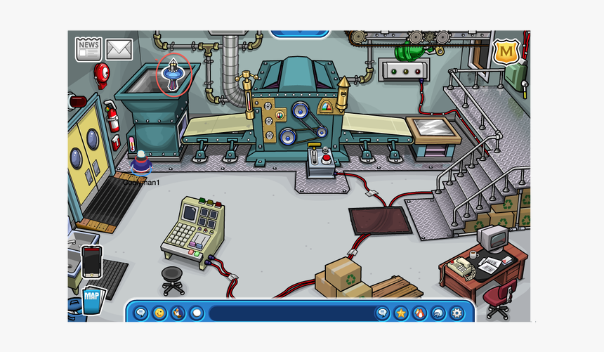 Picture - Club Penguin Recycling Plant, HD Png Download