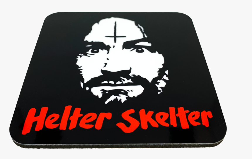Charles Manson Helter Skelter Drink Coaster - Emblem, HD Png Download