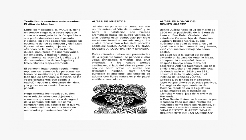 Triptico Altar De Muertos, HD Png Download