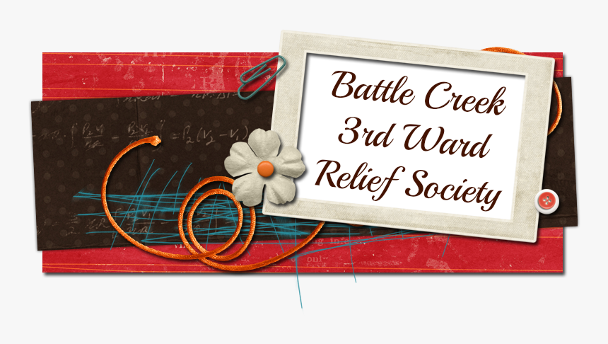Battle Creek 3rd Ward Relief Society - Sk Merotai Kecil, HD Png Download