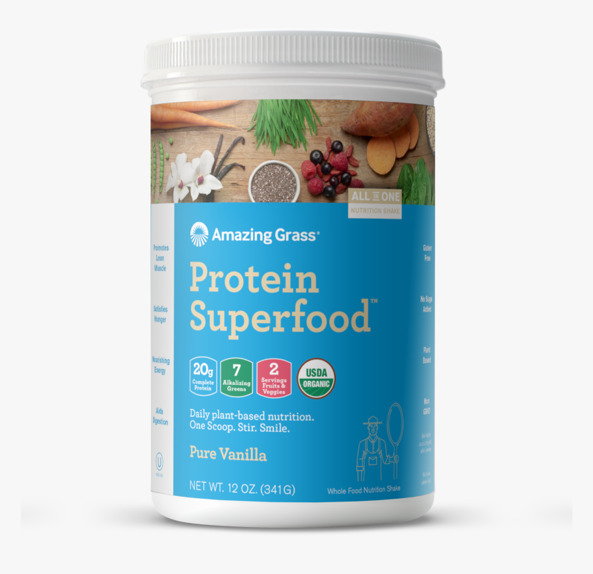 Amazing Grass Protein Superfood, HD Png Download