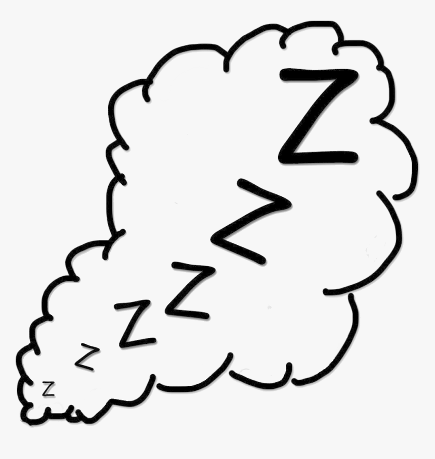 Snoring Png Transparent Image - Transparent Transparent Background Sleep Clipart, Png Download