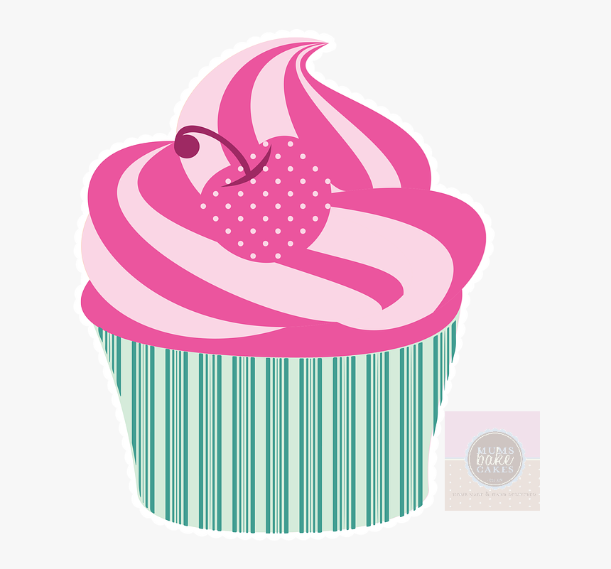 Picture Watermark - Cup Cake Pink Png, Transparent Png