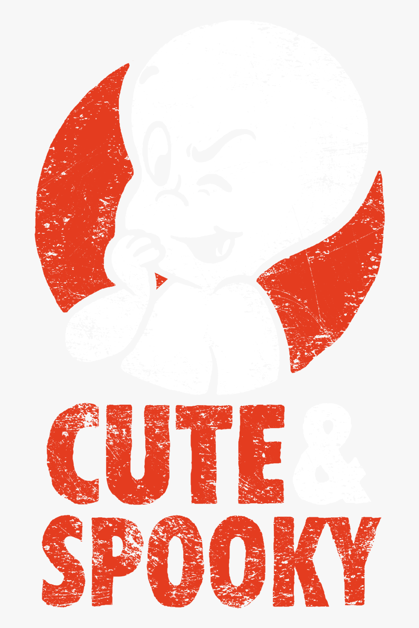 Casper The Friendly Ghost Spooky Kid S T-shirt - Illustration, HD Png Download