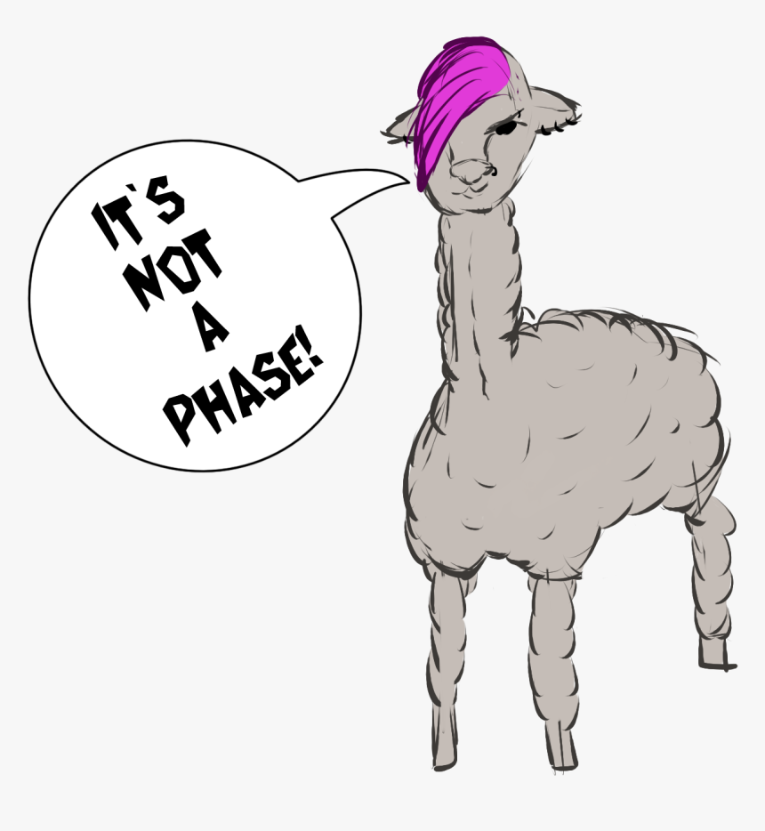 Alpaca Transparent Cartoon - Cartoon Llama, HD Png Download