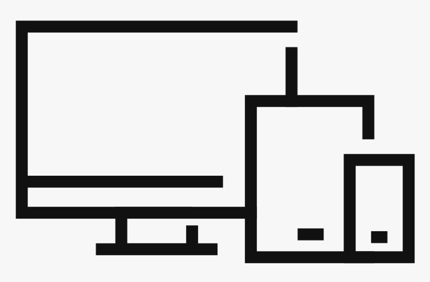 Computer, Table, Phone - Web Design, HD Png Download