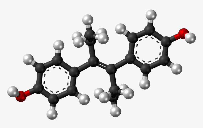 Diethylstilbestrol Molecule Ball - Ocrelizumab Chemistry, HD Png Download