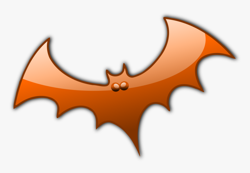 Kisscc0 Halloween Costume Ghosts And Things That Go - Orange Bat Clipart, HD Png Download