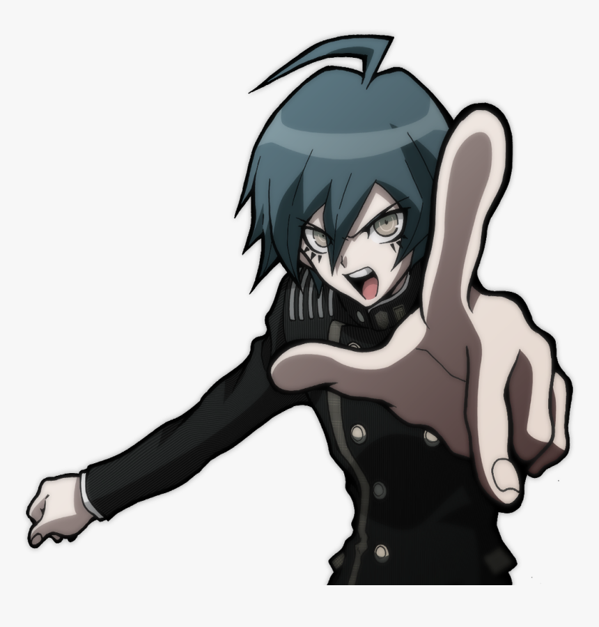 3 Drawing Danganronpa Black And White Download - Danganronpa Closing Argument Sprites, HD Png Download