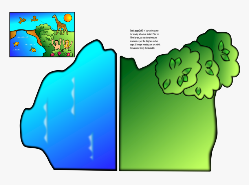 Area,text,green - 7 Days Of Creation, HD Png Download