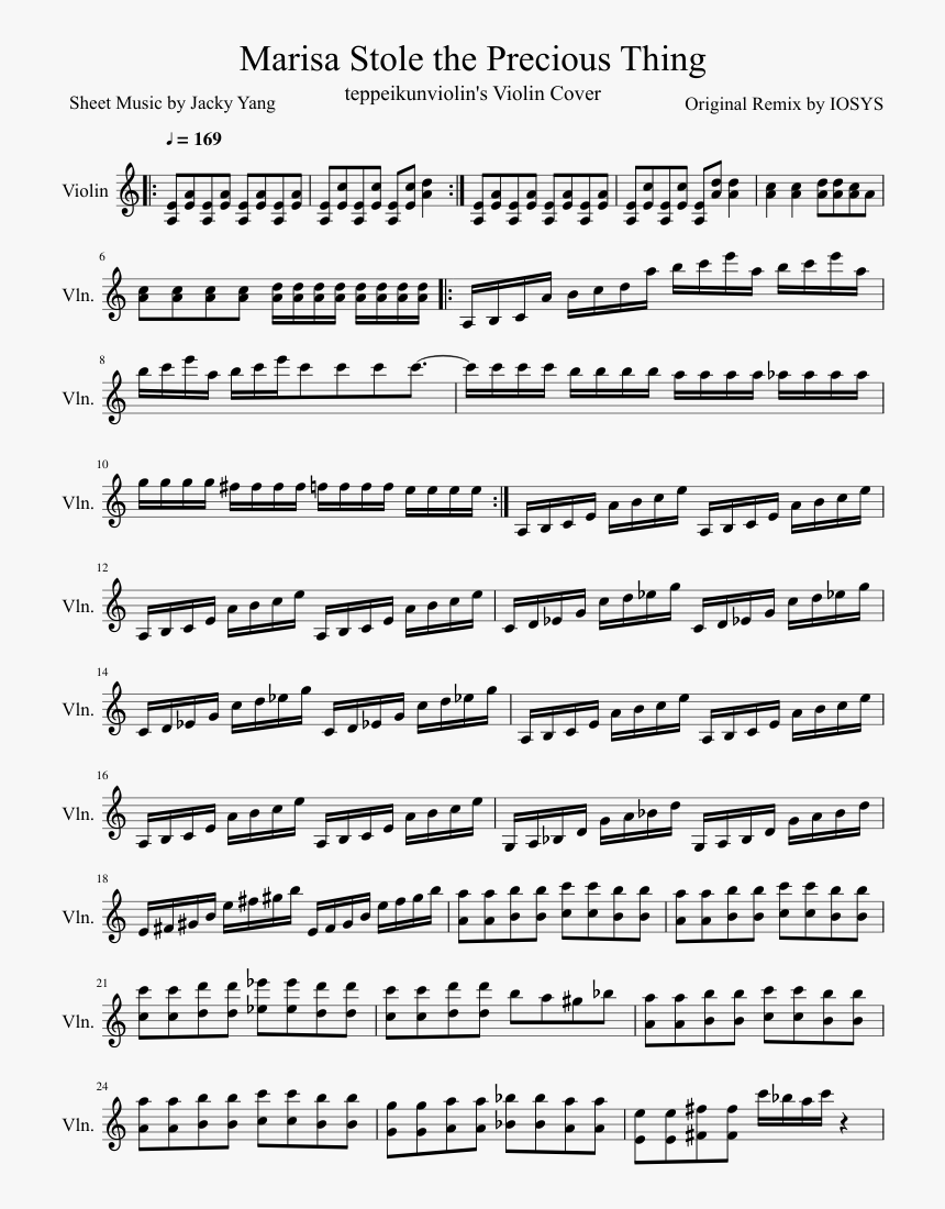Sadness And Sorrow Partitura Violino, HD Png Download