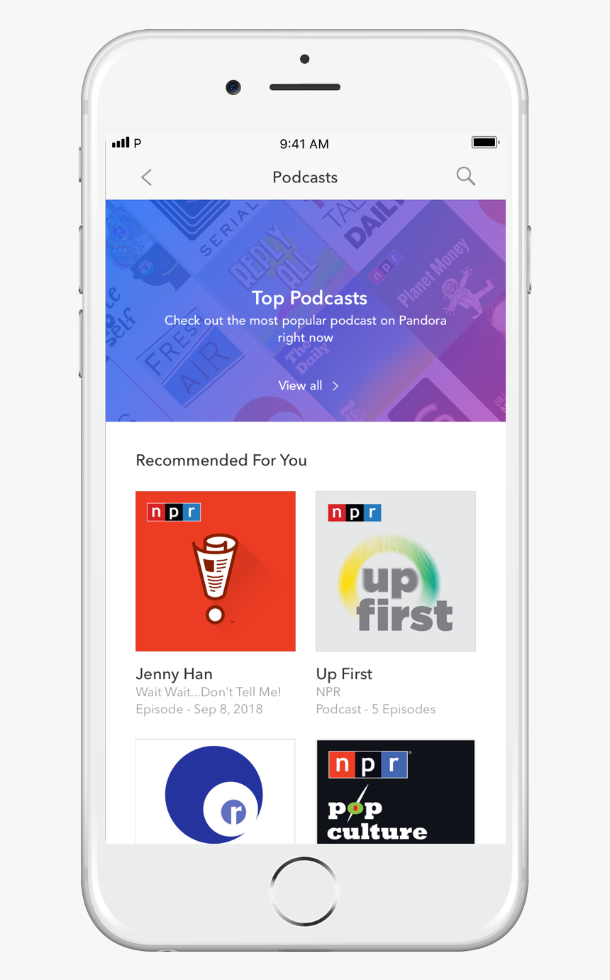Pandora Podcasts, HD Png Download