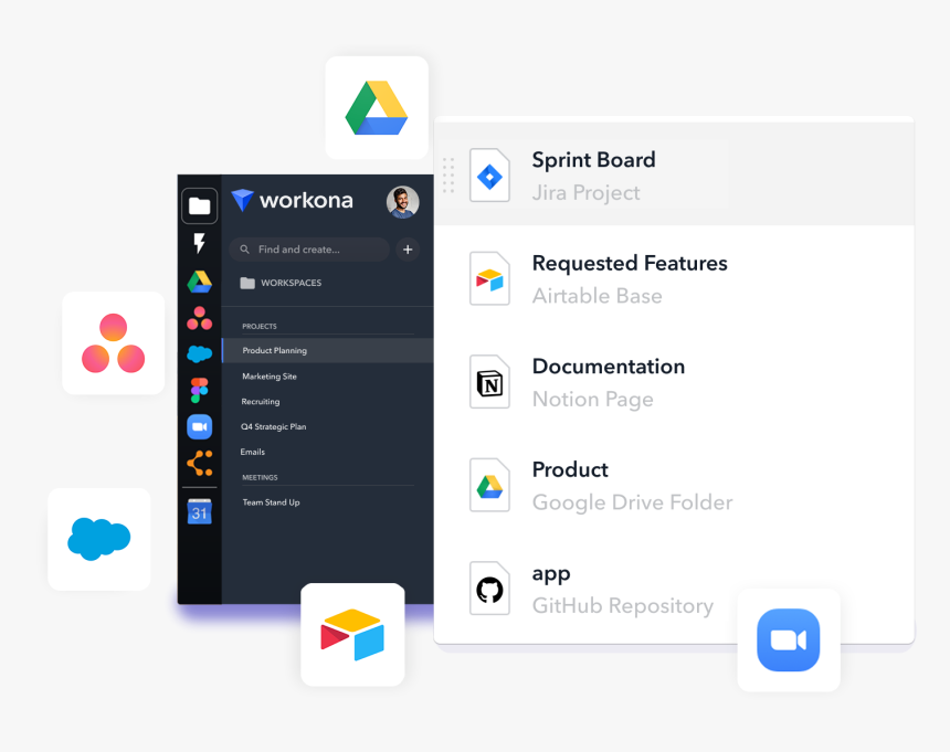 Workona Ui - Workona, HD Png Download