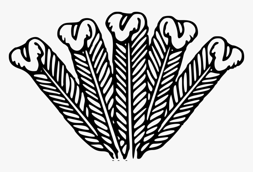 Heraldic Helmet Crest Feathers Free Photo - Illustration, HD Png Download