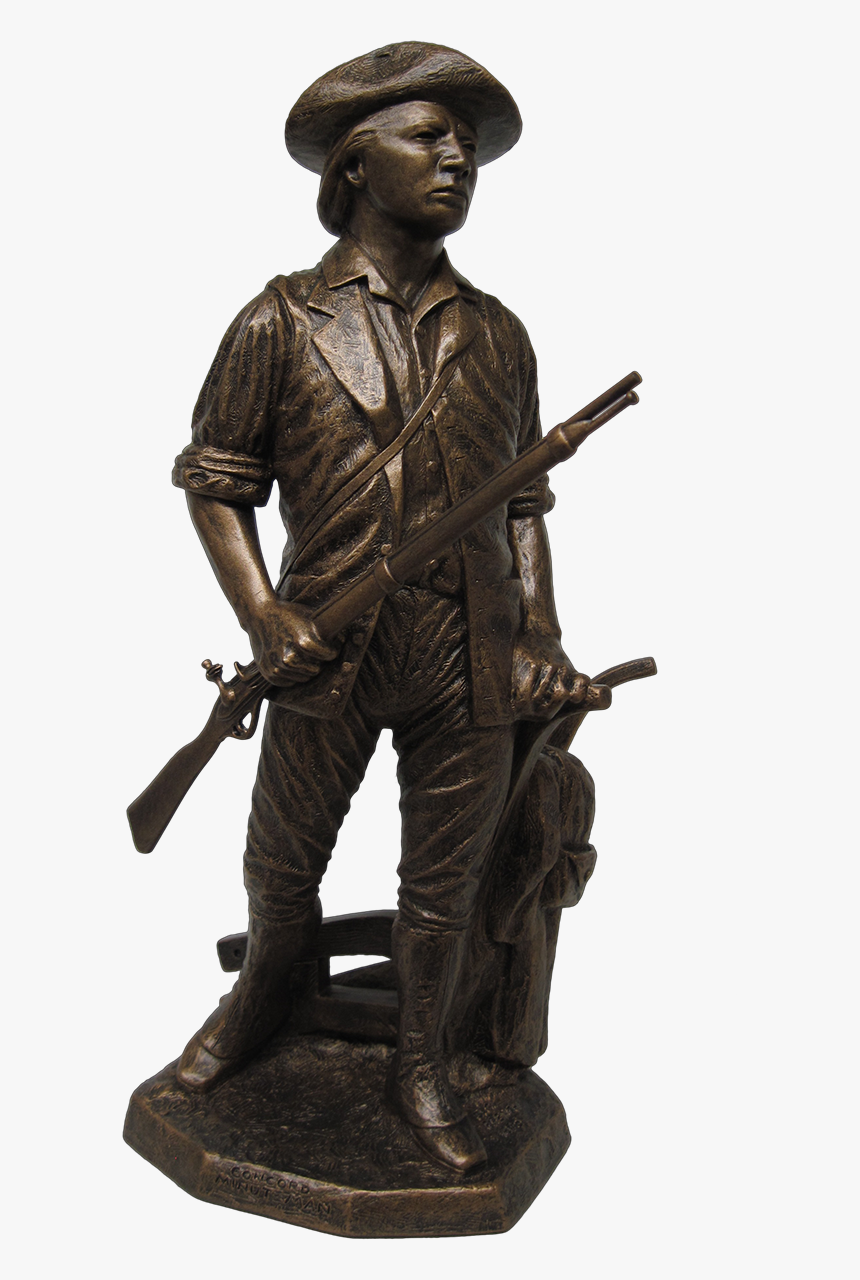 Minuteman Award Trophy National Guard Minuteman Statue, HD Png Download