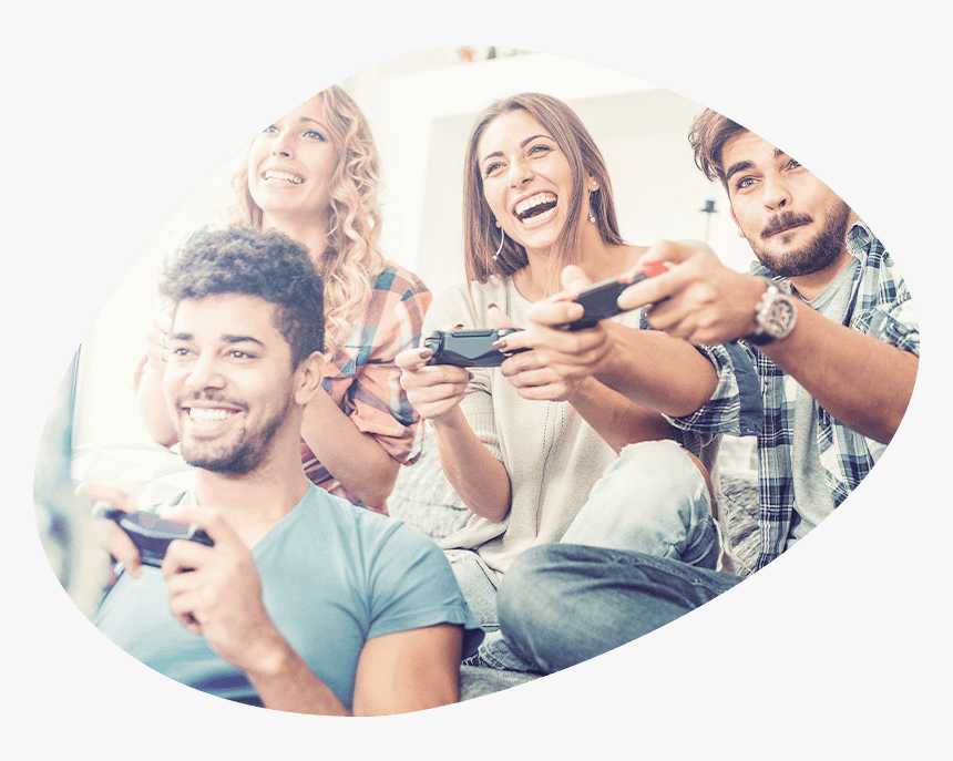 Refer A Friend - Nintendo People Playing, HD Png Download