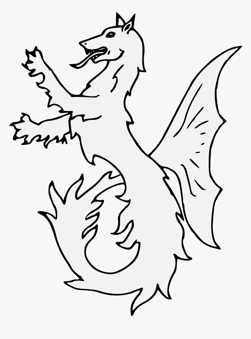 Sea Wolf Heraldry , Png Download - Sea Wolf Heraldry, Transparent Png