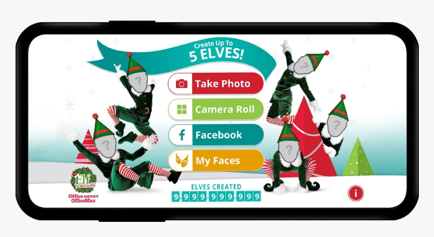 Elf Yourself Create, HD Png Download
