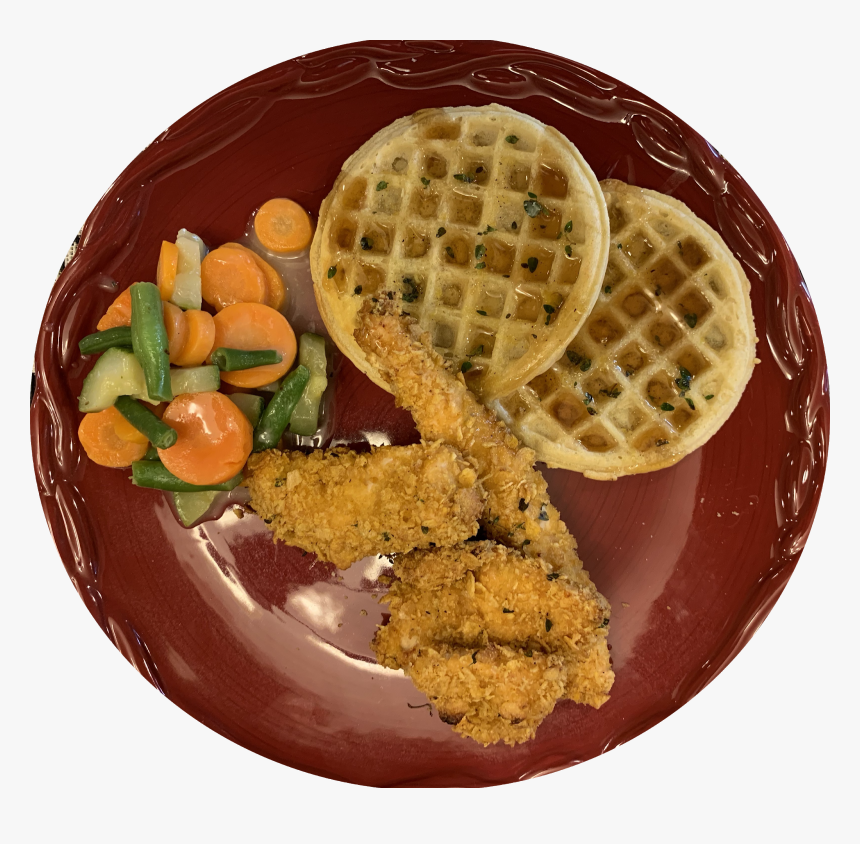 Chicken And Waffles Png, Transparent Png