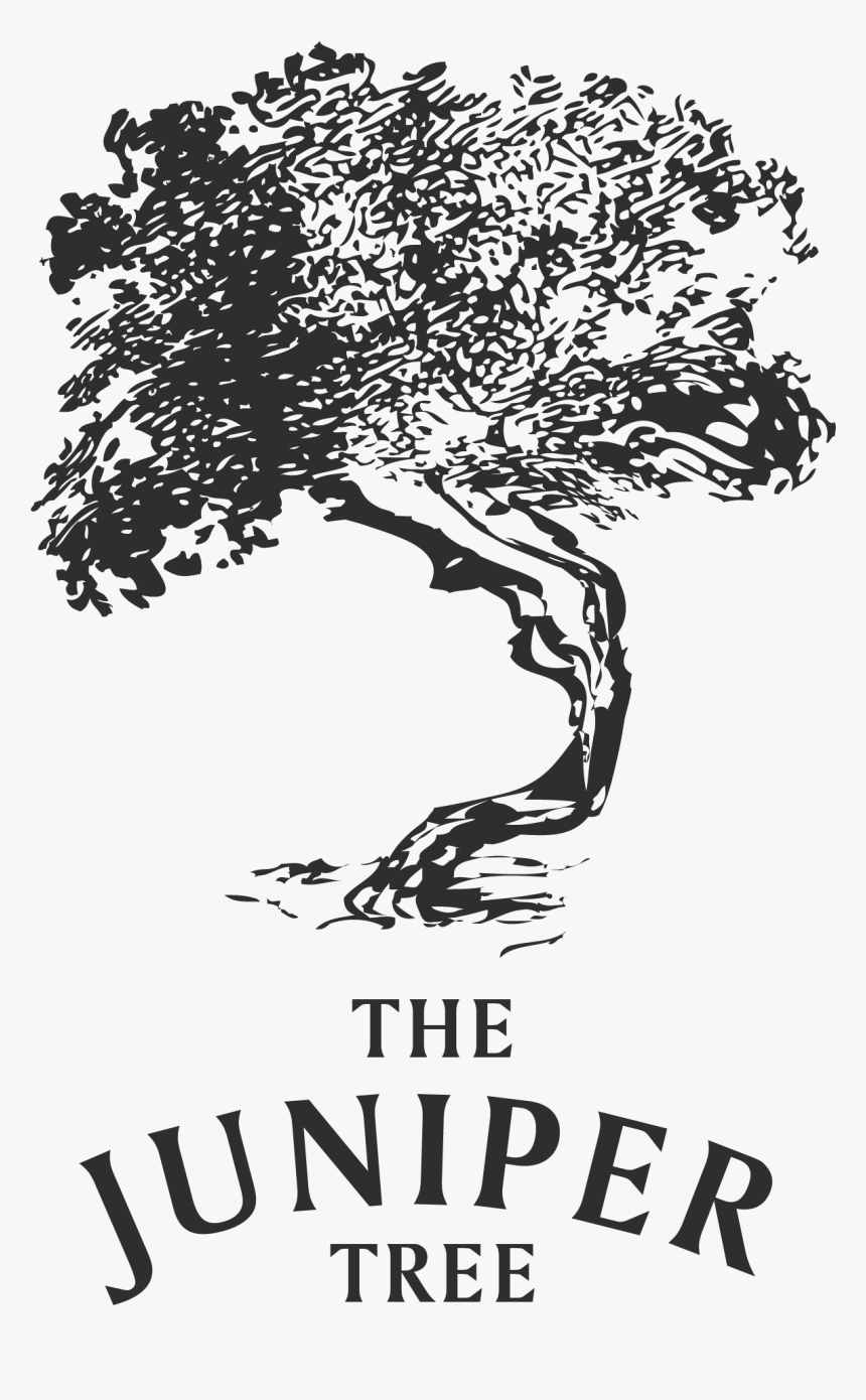 Juniper Tree Logo , Png Download Black And White Juniper Tree