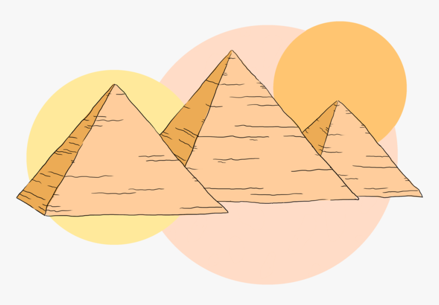 Pyramids - Illustration, HD Png Download