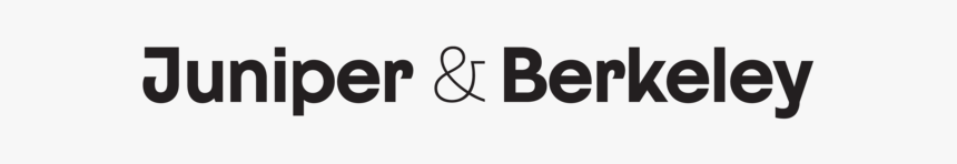 J B Logo Final Juniper Berkeley - Black-and-white, HD Png Download