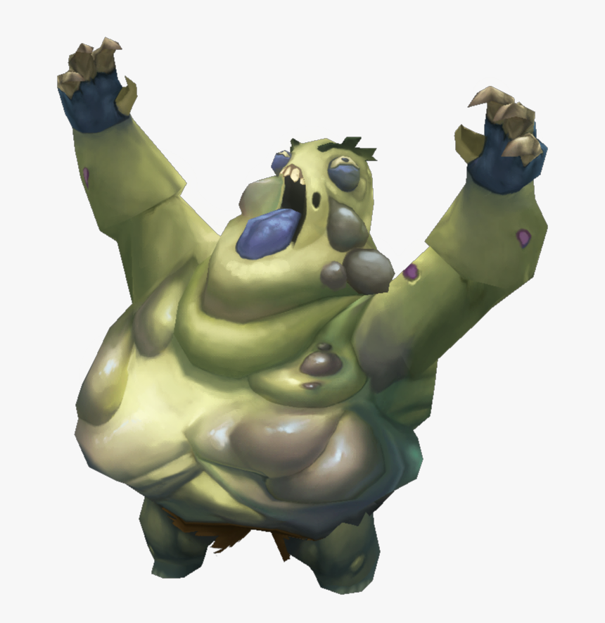 Clip Art Fat Zombie - Zombie 3d Low Poly, HD Png Download