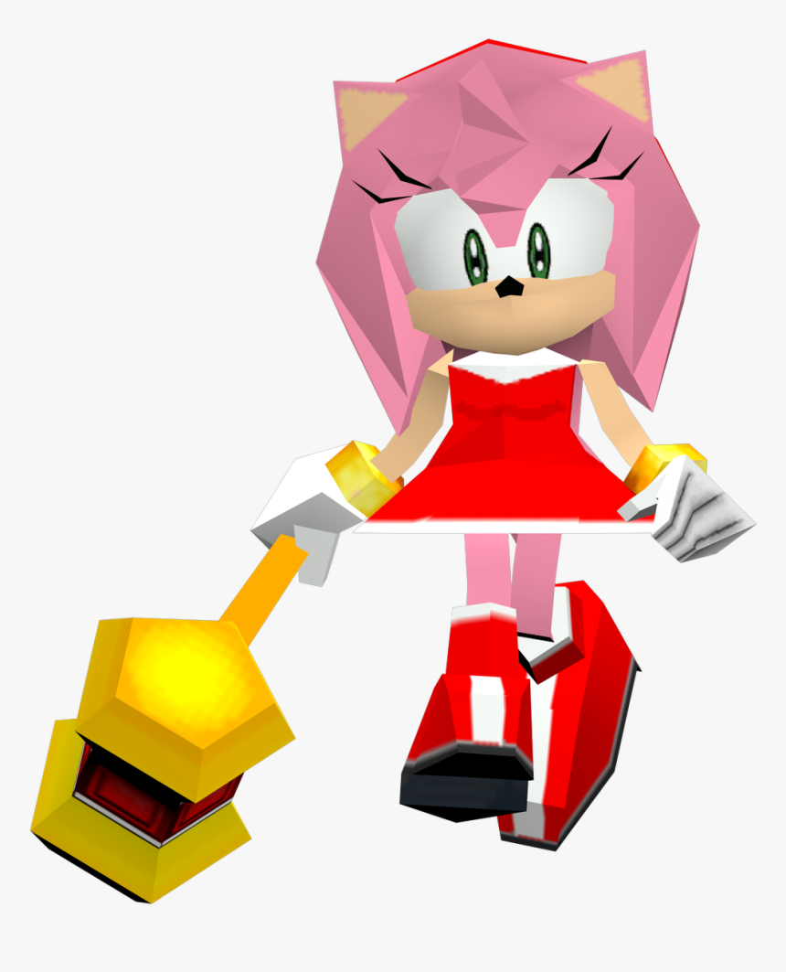 Amy Rose Sonic Shuffle, HD Png Download