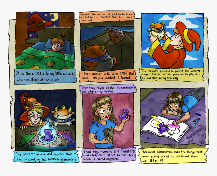 Monster Adoption Comic, HD Png Download