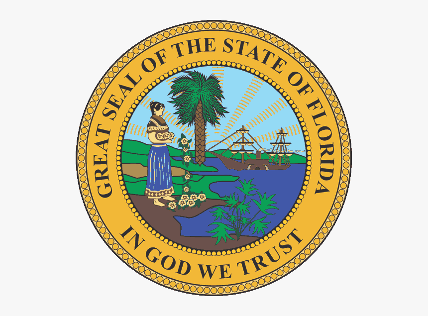 Florida Seal Vector Emblem, HD Png Download , Transparent Png Image