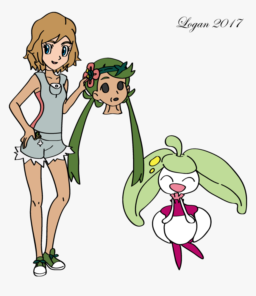 Serena To Mallow - Mallow And Serena, HD Png Download