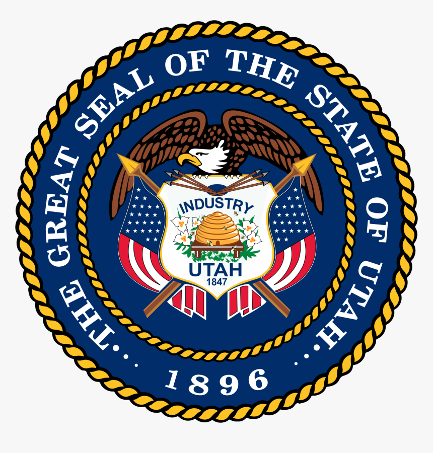 Utah State Seal Vector, HD Png Download
