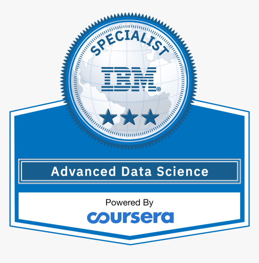 Ibm Data Science Professional Certificate Badge, HD Png Download