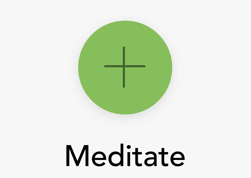Meditate Icon - Cross, HD Png Download