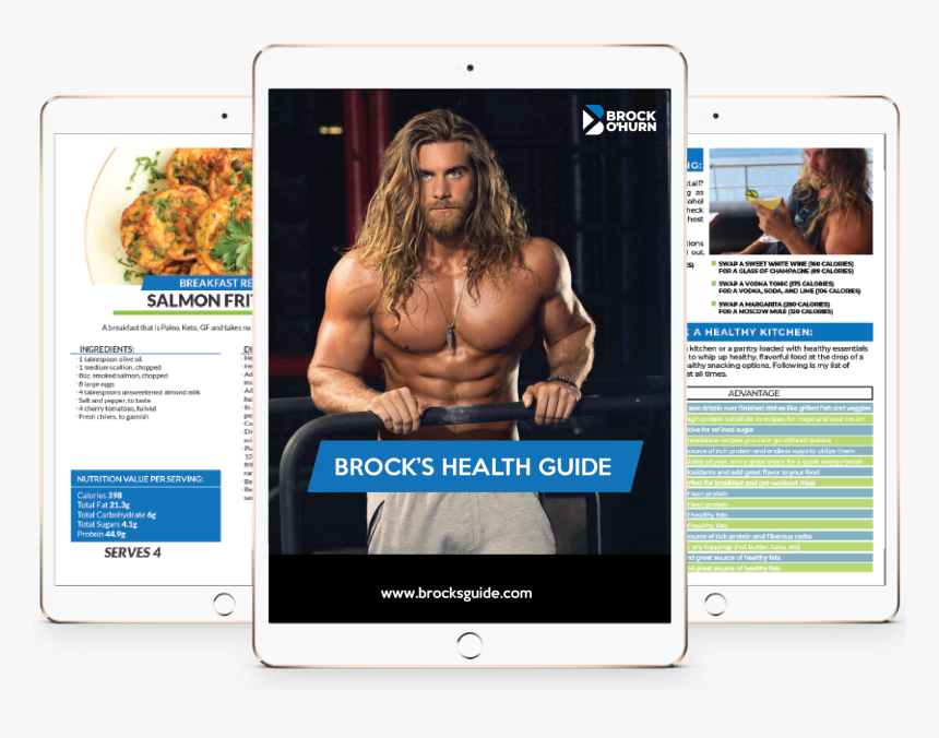 Brock O Hurn New Year , Png Download - Long Hair Bodybuilder With Beard, Transparent Png