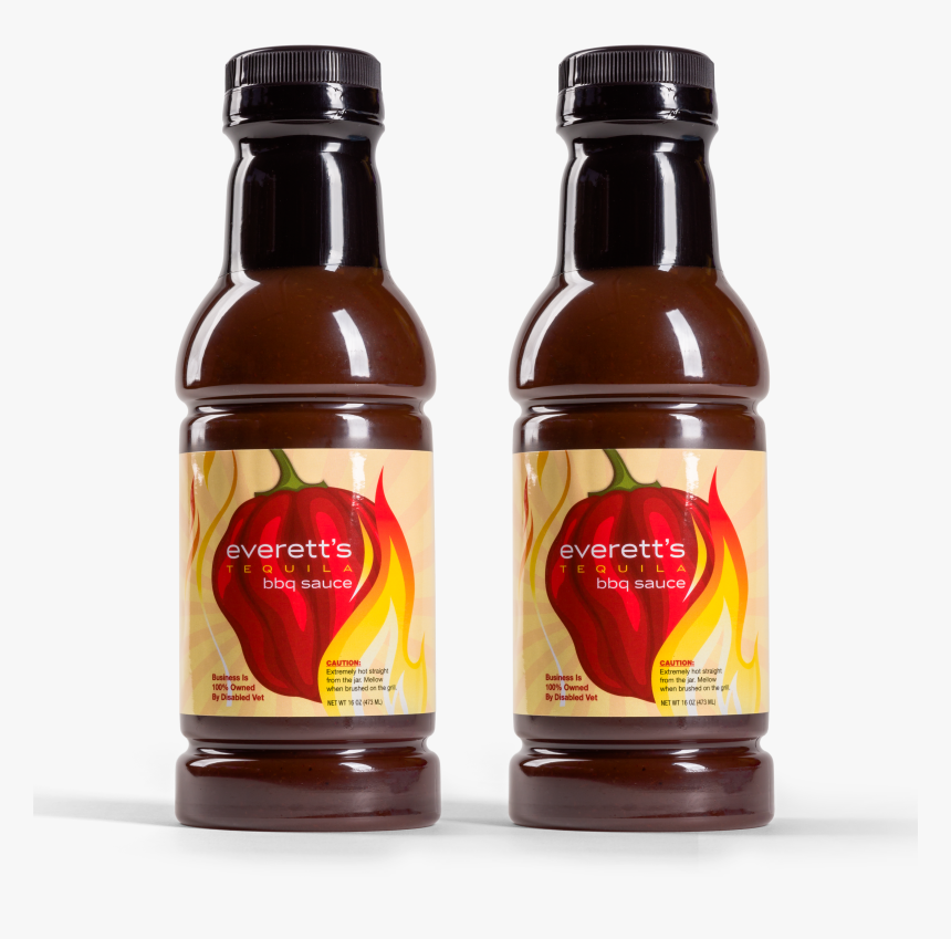 2-pack - Glass Bottle, HD Png Download