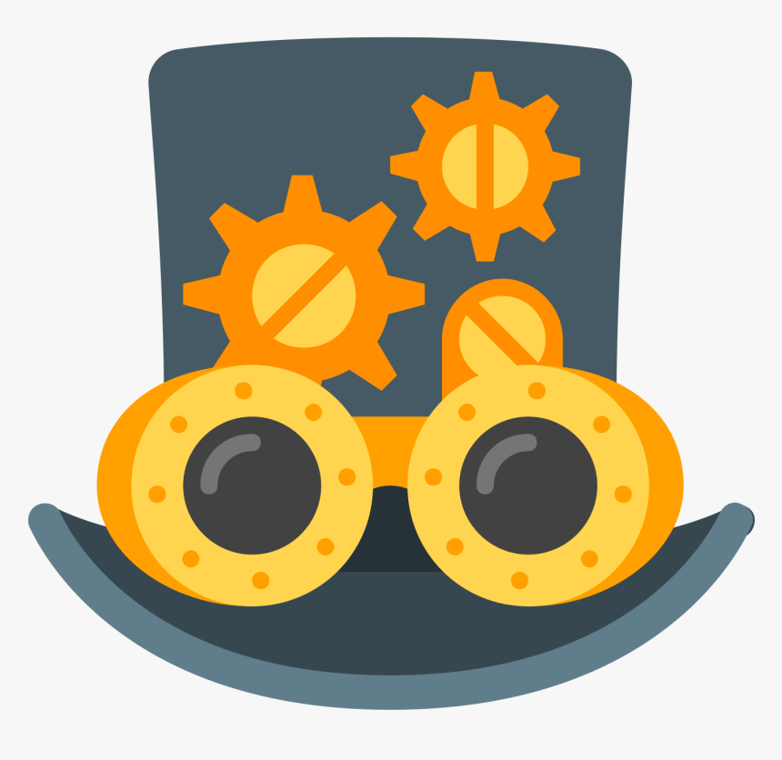 Steampunk Clipart Gear Icon - Punk Subculture, HD Png Download