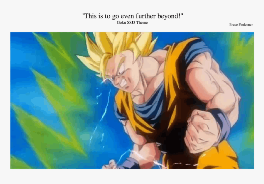 Dragon Ball Z Goku, HD Png Download