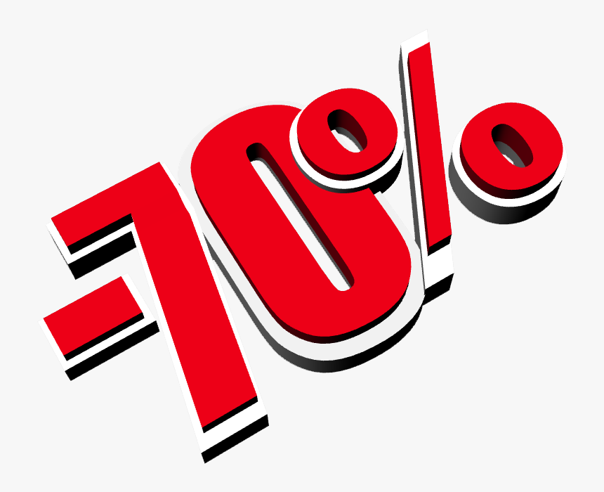 Outlet 70% - Graphic Design, HD Png Download