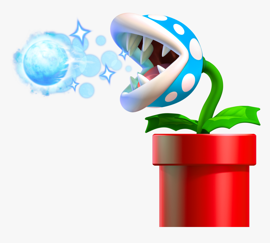Venus Ice Trap - Mario Ice Piranha Plant, HD Png Download