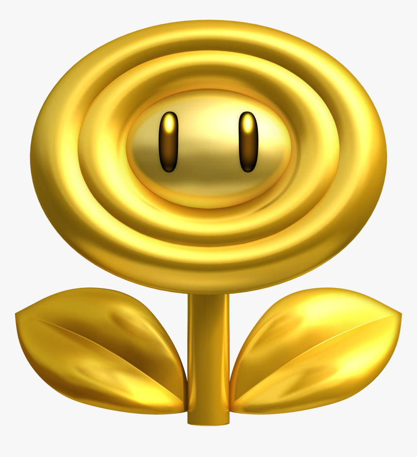 Nintendo Fanon Wiki - Super Mario Gold Flower, HD Png Download