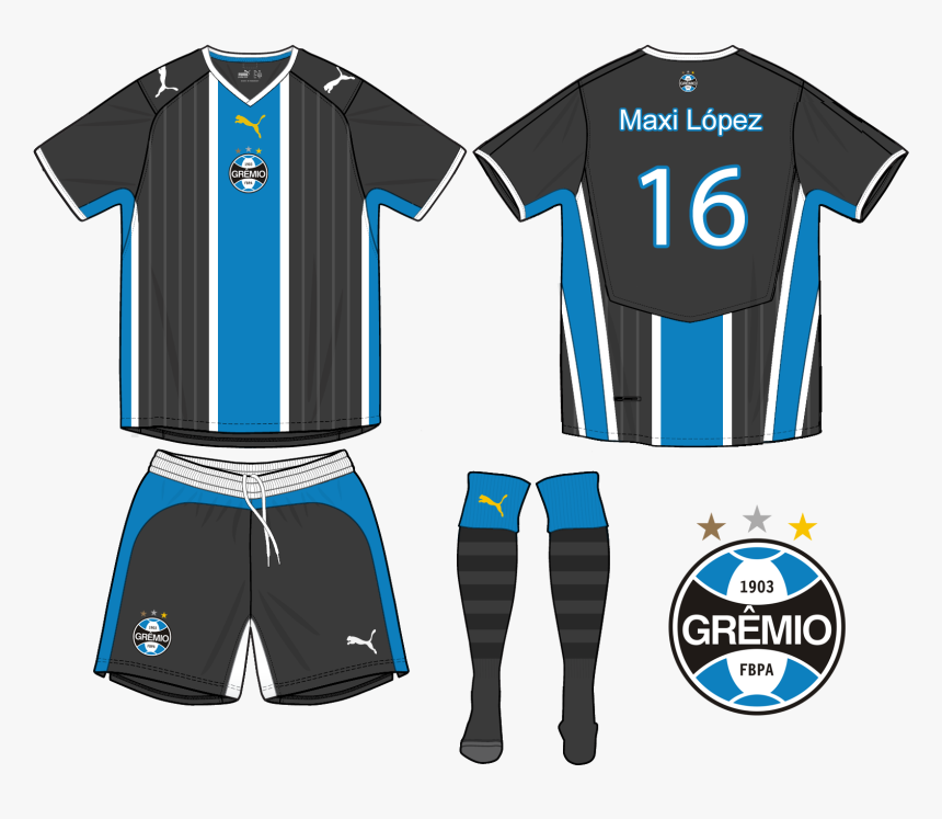 Grêmio Home Kit - Board Short, HD Png Download