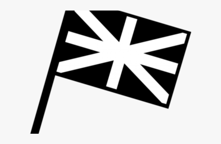 British Flag Clipart Black And White, HD Png Download